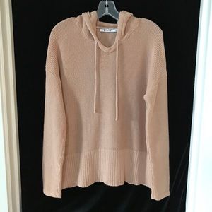 Alexander Wang 100% cotton hooded knit sweater